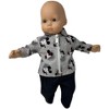 Doll Clothes Superstore Handmade Mouse Print Jacket With Pants Fits 15 Inch Baby And 18 Inch Boy And Girl Dolls - 3 of 4