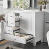 Whisen 30" Bathroom Vanity with Sink, Soft-Close Door & 3 Drawers - 2 of 4