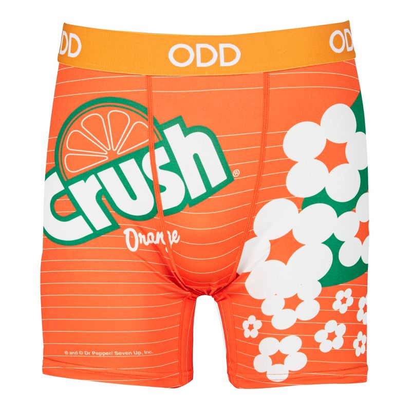 Odd Sox, Orange Crush Stripes, Novelty Boxer Briefs For Men, Xxx-Large, 1 of 4