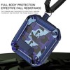 HTUTWOO Apple AirPods 3 Case Cover Solid Armor Series Cool Shockproof Protective Case with Keychain - 3 of 4