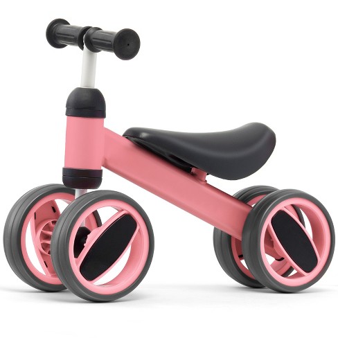 Infans Baby Balance Bike Toddler Riding Toys  w/ 4 Wheels Pink - image 1 of 4