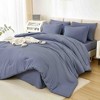 BAGOKIE 7-Piece Solid Bed in a Bag Comforter Set - 2 of 4
