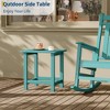Square HDPE Outdoor Side Table – Durable Adirondack Patio End Table for Beach/Porch, Weather-Resistant & Easy to Assemble - 4 of 4