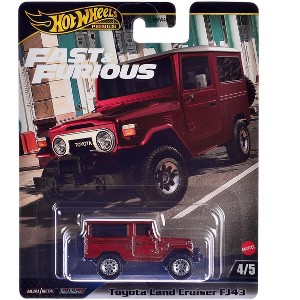 Toyota Land Cruiser FJ43 Red w/White "The Fate of the Furious" (2017) Movie "Fast & Furious" Diecast Model Car by Hot Wheels - 1 of 3