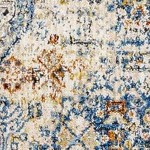blue, beige, mustard