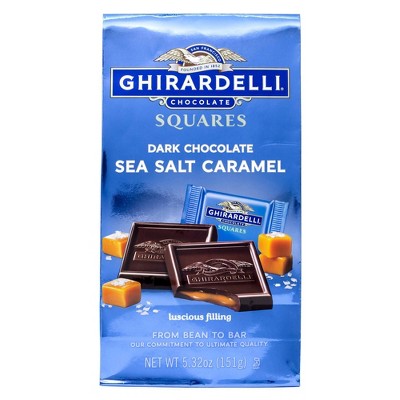 Ghirardelli Chocolate Squares Dark & Sea Salt Caramel - 15.96oz/3ct