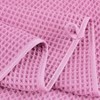 60x30 in. Quick Dry Waffle Weave Microfiber Bath Towel Set, 6 Piece Hand-16 X 30 in., Face-13 X 13 In - 4 of 4