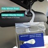 Maison Products Handicap Parking Placard Holder, Ultra Transparent Disabled Permit Protective Cover with Large Hanger (Set of 2) - 4 of 4