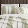 Great Bay Home Stripe Reversible Quilt Set With Shams - 2 of 4