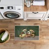 Stupell Industries Mushrooms & Ferns on Blue Printed Plush Bathroom Floor Mat, design by Tim Coffey - 4 of 4