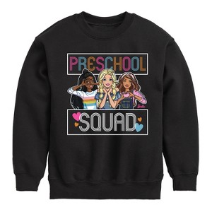 Boys' - Barbie - Back To School Graphic Long Sleeve Fleece Sweatshirt - 1 of 4