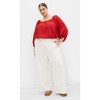 Women's Plus Size Leila Top - cherry | CITY CHIC - 2 of 4