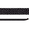 Teacher Created Resources® Black with White Painted Dots Magnetic Border, 24 Feet - 2 of 2