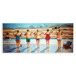 Stupell Industries Beach Friends Coastal Summer Fun Wall Plaque Art - 1 of 4