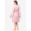 Amoureuse Plus Size The Luxe Satin Short Peignoir Set - 3 of 4