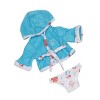 JC Toys Lots to Love Babies All Vinyl Baby Doll with Hooded Towel and Bath Accessories - Hispanic - 3 of 4