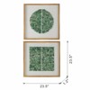 VisioGear Set of 2 Stone Shadow Boxes Wall Art, Wall Decor for Living Room Bedrrom Entryway Office, Multicolored, 23.5"23.5"*1.2" - 3 of 4