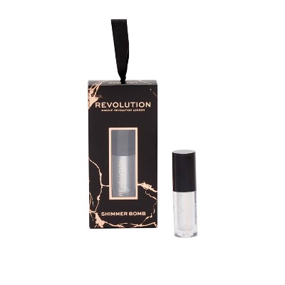 Makeup Revolution Hanging Shimmer Bomb Lip Gloss - Light Beam - 0.17 fl oz