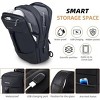 Sling Bag for Men 14-16",Crossbody Bag with USB Charging Port Fits 10.2inch iPad, Casual Daypack, Black L - 4 of 4
