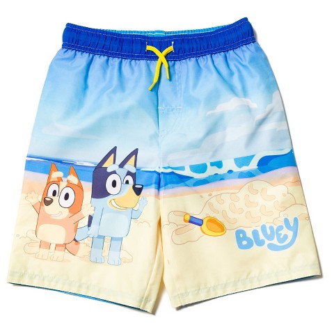 Bluey Bingo Little Boys Swim Trunks Bathing Suit 5-6