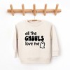 The Juniper Shop All The Ghouls Ghost Toddler Graphic Sweatshirt - 2 of 3