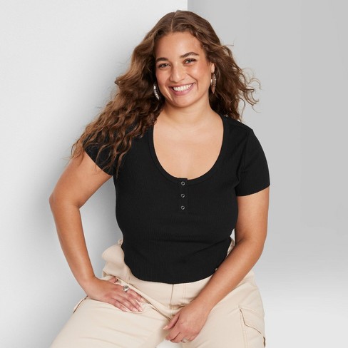 Women's Short Sleeve Seamless Baby T-shirt - Wild Fable™ : Target