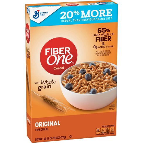 Fiber One Original Bran Breakfast Cereal 19.6 Oz - General Mills : Target