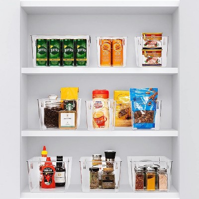 Sorbus 2 Pack Large Clear Storage Bins - for Kitchen, Fridge, Cabinet, Pantry Organization and Storage — фото 5