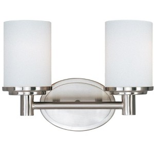 Maxim Lighting Cylinder 2 - Light Vanity in  Satin Nickel - 1 of 1