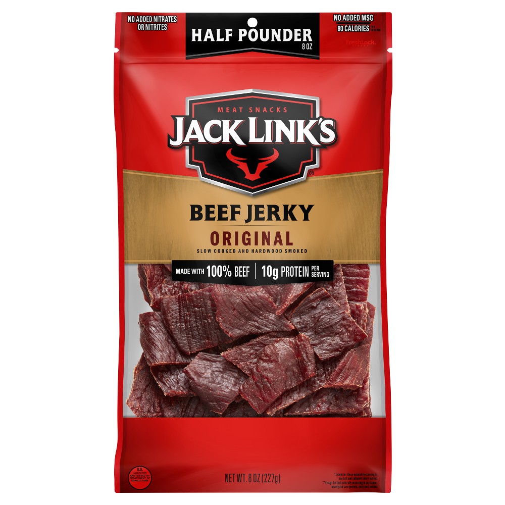 UPC 017082877062 product image for Jack Link's Original Beef Jerky Family Size - 8oz | upcitemdb.com