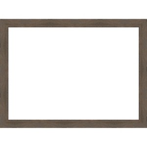 Amanti Art Hardwood Chocolate Narrow Framed Dry Erase Magnetic Board - 1 of 4