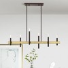 Livex Lighting Denmark 6 - Light Chandelier in  Bronze/Antique Brass - 2 of 4