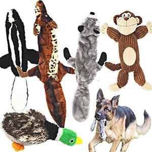 Jalousie 5 Pack Dog Squeaky Toys Three no Stuffing Toy and Two Plush with Stuffing for Small Medium Large Dog Pets (5 Pack) - 1 of 1
