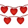 Northlight 10-Count Red Heart Mini Valentine's Day Light Set, 7.5ft Red Wire - image 2 of 4