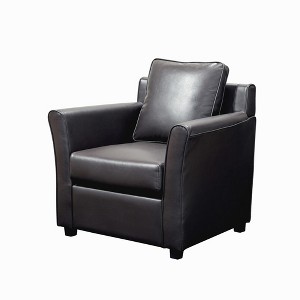 Cabico Upholstered Accent Chair Dark Gray - miBasics