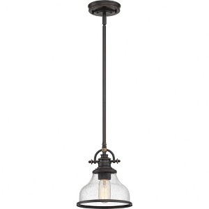 Quoizel Lighting Grant 1 - Light Pendant in  Palladian Bronze - 1 of 4