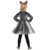 HalloweenCostumes.com Toddler Girl's Tabby Cat Halloween Costume Dress | Kid's Cat Outfit - image 2 of 2