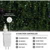 ProductWorks Indoor/Outdoor LED String Light Set with 8-Function Controller, 150 Faceted LED-Mini Bulbs on Green Wire, Multicolored, 36ft - 3 of 4