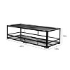 REPTI ZOO  Black Reptile Glass Terrarium, 47.7Lx17.7Dx12.6H, Easy Assembly - 3 of 3