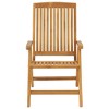 vidaXL Reclining Patio Chairs 2 pcs Solid Wood Teak - 4 of 4