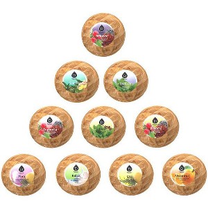 Pursonic 10 Pcs of Handmade, Natural and Organic Bath Bombs - 1 of 1