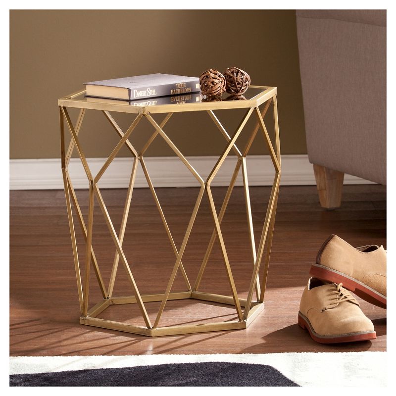Accent Table - Soft Gold - Aiden Lane, 3 of 5