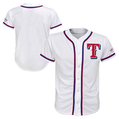 Texas Rangers Boys' White Team Jersey 