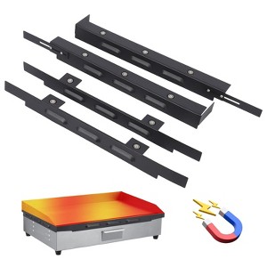 Upgraded Magnetic Wind Guards,Stainless Steel Wind Screens Protect Flame, Hold Heat, Blackstone Griddle Accessories for Camping - 1 of 4