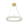 Elegant Lighting Bowen 1 - Light Chandelier in  Satin Gold - 2 of 4