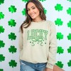 Simply Sage Market Women's Graphic Sweatshirt St. Patrick's Day Coquette Lucky - 2 of 4