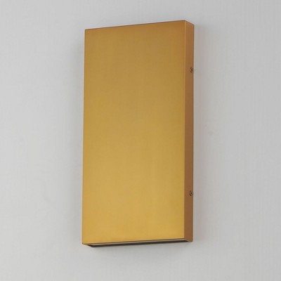 ET2 Lighting Brik 2 - Light Wall Light in  Natural Aged Brass