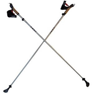 LEKI Nordic Walker Platinium Limited Edition Carbon Series 125cm Silver - 1 of 4