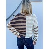 Women's Raise The Bar Striped Rib Knit Sweater - PROMESA S - 3 of 3