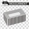 Hachikiko Black and White Buffalo Plaid Plates, Black Checkered Disposable Paper Food Trays for Dessert Appetizers Snack Hotdog Rectangular Platters - 3 of 4